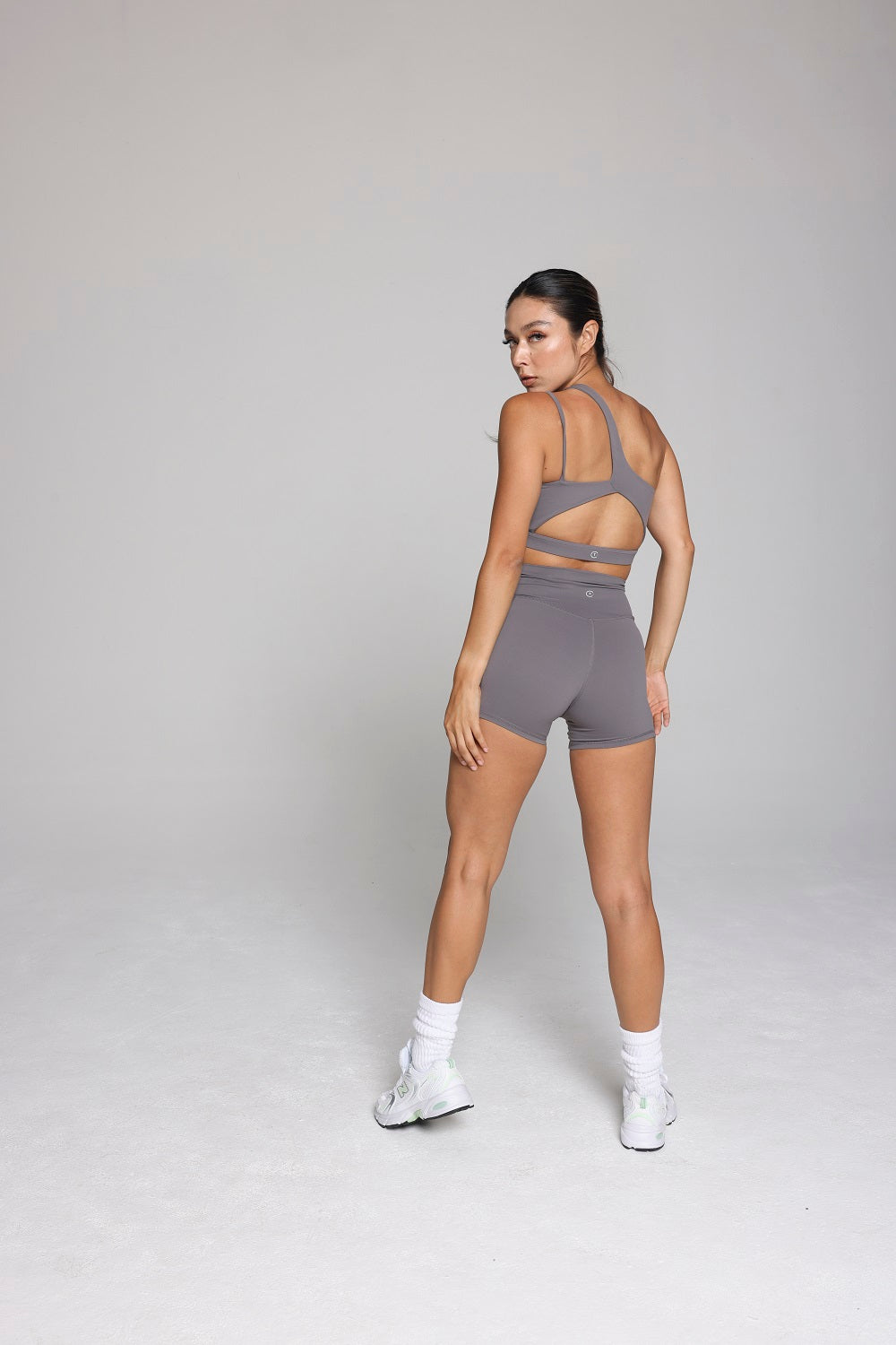 ONE SIDED SPORT BRA - ELEPHANT