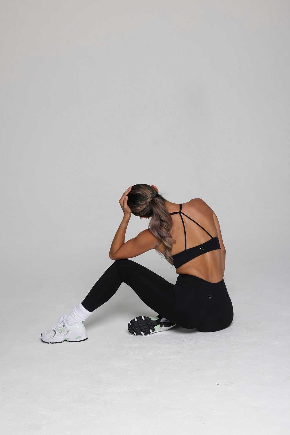 TWISTED SPORT BRA - SAPPHIRE